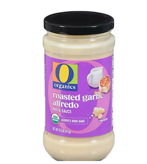 O Organics Pasta Sauce Alfredo Garlic - 14.5 Oz . 8/2025