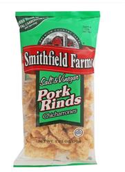 Smithfield Farms Salt & Vinegar Pork Rinds; 1.75 Ounce