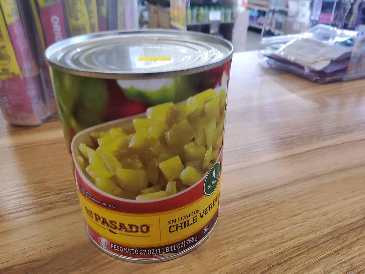 Del pasado chili Verde 27 oz